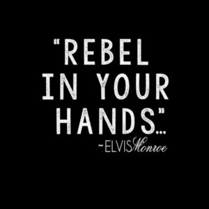 REBEL IN YOUR HANDS - Premium S/S T-shirt - Black Design