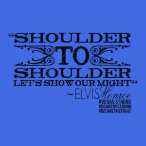 SHOULDER TO SHOULDER - Premium S/S T-shirt - Royal Heather Design