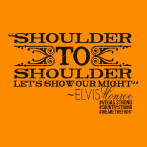 SHOULDER TO SHOULDER - Premium S/S T-shirt - Burnt Orange Design