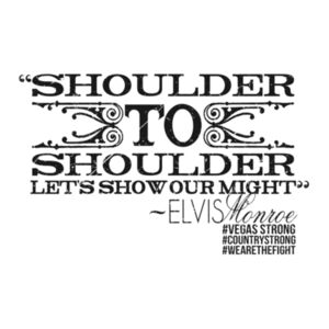 SHOULDER TO SHOULDER - Women's Short Sleeve V-neck T-shirt - White Design