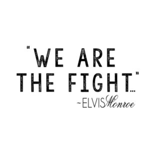 WE ARE THE FIGHT - Women's Short Sleeve Crew Neck T-shirt - White Design