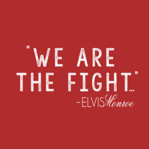 WE ARE THE FIGHT - Women's Short Sleeve V-neck T-shirt - Red Design