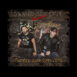 GRAND OAK LIVE - Premium S/S T-shirt - Black Design