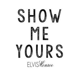 SHOW ME YOURS - Women's Premium Racerback Tank Top - White Design