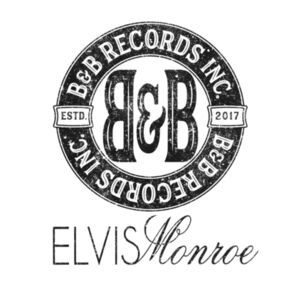 B&B RECORDS - 3/4 SLEEVE PREMIUM BASEBALL TEE - WHITE/BLACK Design