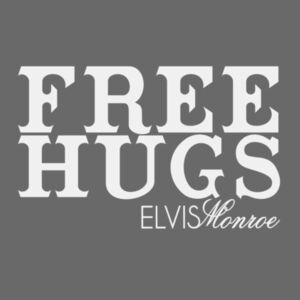 FREE HUGS - S/S PREMIUM TEE - CHARCOAL HEATHER Design