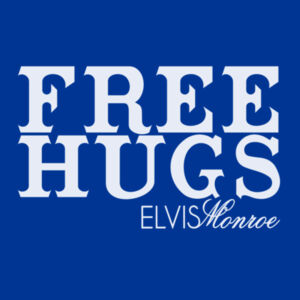 FREE HUGS - S/S PREMIUM TEE - ROYAL BLUE Design