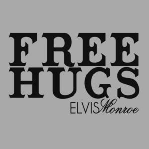 FREE HUGS - PREMIUM PULLOVER HOODIE - LIGHT GRAY HEATHER Design