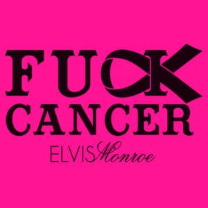 F#%K CANCER - UNISEX S/S PREMIUM TEE - HOT PINK Design