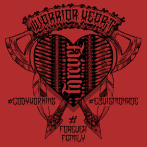 YOUTH - 100% OF PROFITS DONATED TO FAREWALL TOUR OF BRYAN'S BROTHER CODY - WARRIOR HEART Design