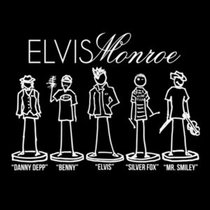 STICK FIGURES FULL BAND - WOMEN'S PREMIUM S/S TEE - BLACK Design