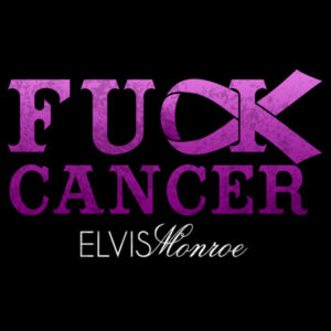 FUCK CANCER - PREMIUM WOMEN'S FITTED RACERBACK TANK - BLACK Design