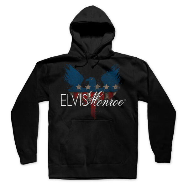 PATRIOT EAGLE - Premium Pullover Hoodie - Black Thumbnail