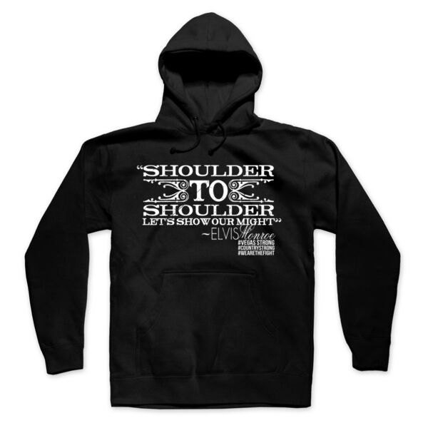 SHOULDER TO SHOULDER - Premium Pullover Hoodie - Black Thumbnail