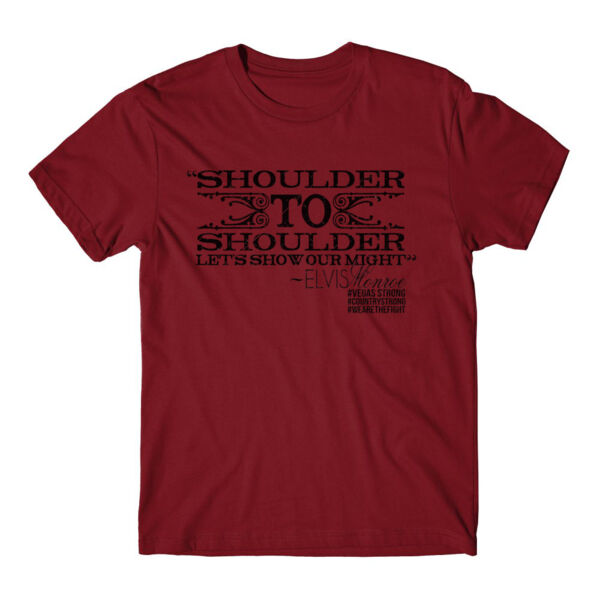 SHOULDER TO SHOULDER - Premium S/S T-shirt - Red Thumbnail