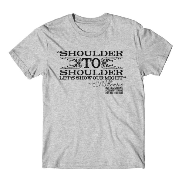 SHOULDER TO SHOULDER - Premium S/S T-shirt - Light Heather Gray Thumbnail