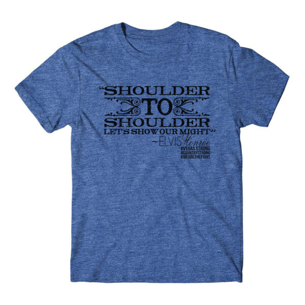 SHOULDER TO SHOULDER - Premium S/S T-shirt - Royal Heather Thumbnail