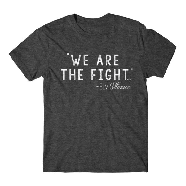 WE ARE THE FIGHT - Premium S/S T-shirt - Charcoal Heather Gray Thumbnail