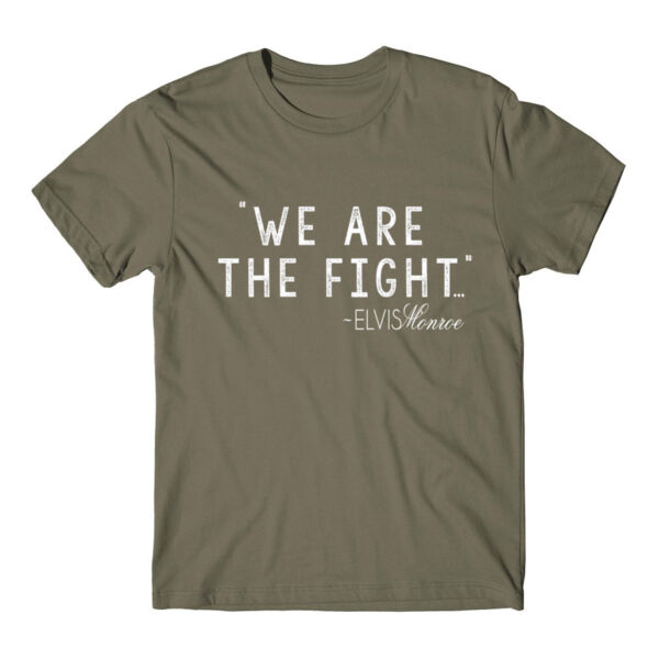 WE ARE THE FIGHT - Premium S/S T-shirt - Military Green Thumbnail