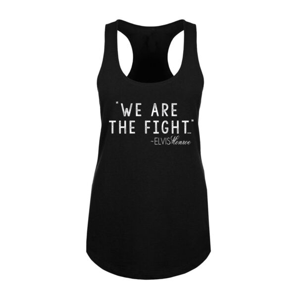 WE ARE THE FIGHT - Women's Racerback Tank Top - Black Thumbnail