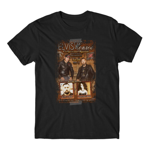 CEDARWOOD SALOON LIVE - Premium S/S T-shirt - Black Thumbnail