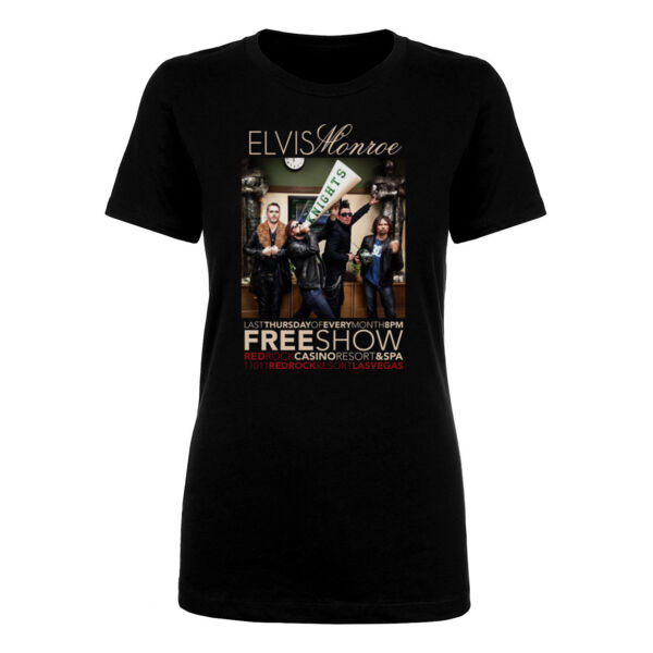 RETRO KNIGHTS - Women's Short Sleeve Crew Neck T-shirt - Black Thumbnail