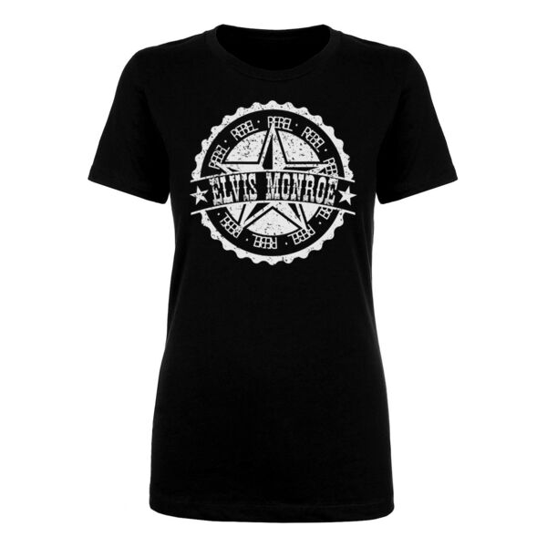 RETRO LOGO White - Women's Premium S/S T-shirt - Black Thumbnail
