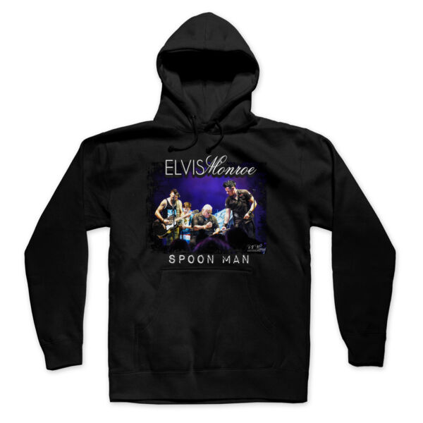 SPOON MAN - PREMIUM PULLOVER HOODIE - BLACK Thumbnail