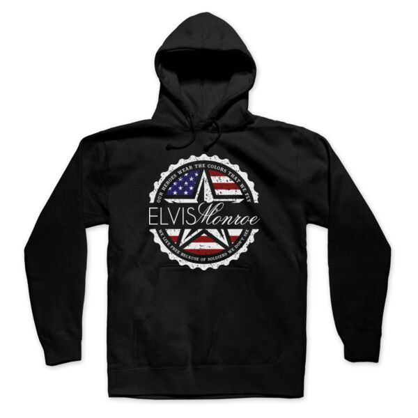 ***NEW*** EMBLEM LOGO W/ LYRICS - UNISEX PREMIUM PULLOVER HOODIE - BLACK Thumbnail