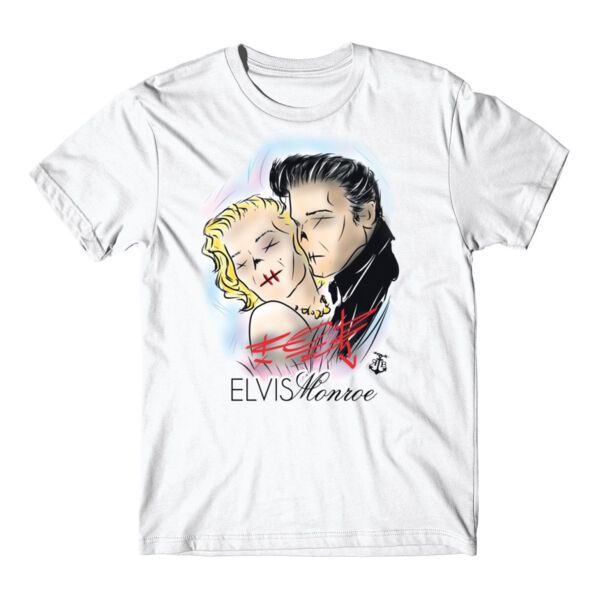 ELVIS MONROE - UNISEX PREMIUM S/S TEE - WHITE Thumbnail