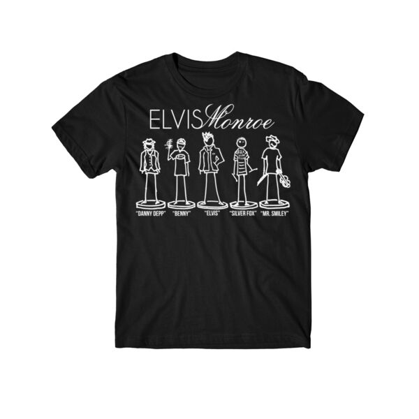 STICK FIGURES FULL BAND - YOUYTH PREMIUM S/S TEE - BLACK Thumbnail