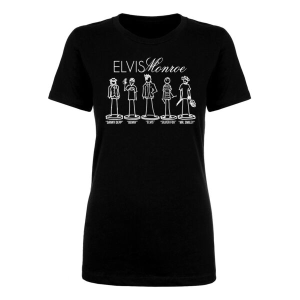 STICK FIGURES FULL BAND - WOMEN'S PREMIUM S/S TEE - BLACK Thumbnail