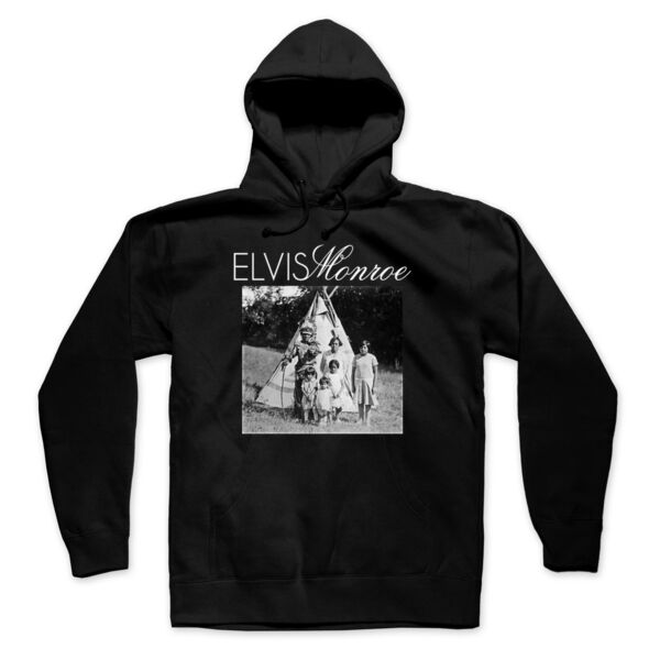 ELVIS MONROE - WAR PARTY - PREMIUM PULLOVER HOODIE - BLACK Thumbnail