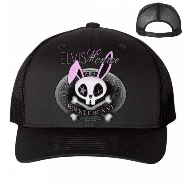 BUCKLE BUNNY - PREMIUM UNISEX SNAPBACK HAT - BLACK Thumbnail