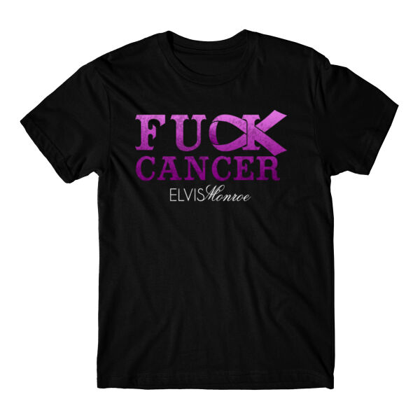 FUCK CANCER - PREMIUM MEN'S/UNISEX T-SHIRT - BLACK Thumbnail