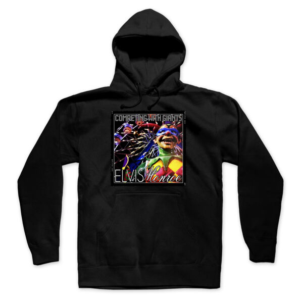 COMPETING WITH GIANTS - PREMIUM MEN/UNISEX PULLOVER HOODIE - BLACK - UBTNYA Thumbnail